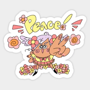 Peace! Sticker
